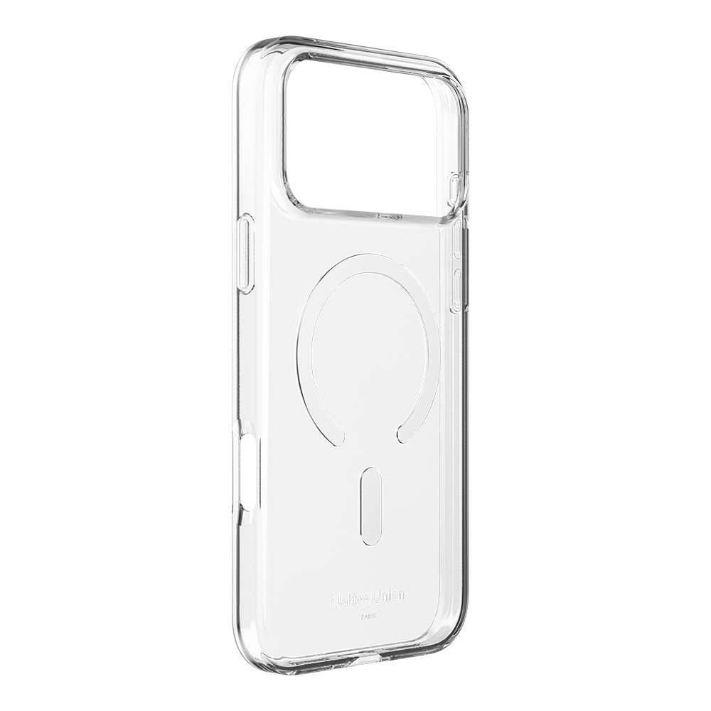 Apple iPhone 18 Pro Max Kılıf M-safe Şarj Özellikli Native Union RE Clear Serisi Kapak Şeffaf