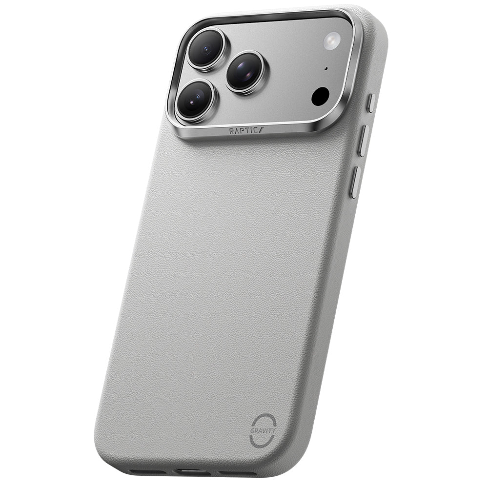 Apple iPhone 18 Pro Max Kılıf M-Safe Şarj Özellikli Polimerik Deri Raptic Urban Nano Kapak Beyaz