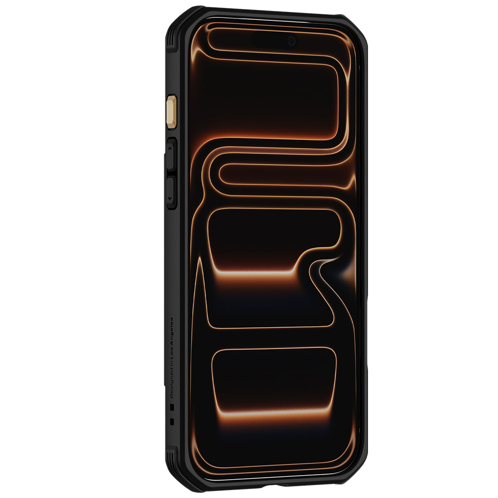 Apple iPhone 18 Pro Max Kılıf M-Safe Şarj Özellikli Raptic Shield Evo Serisi Airbagli Kapak Siyah
