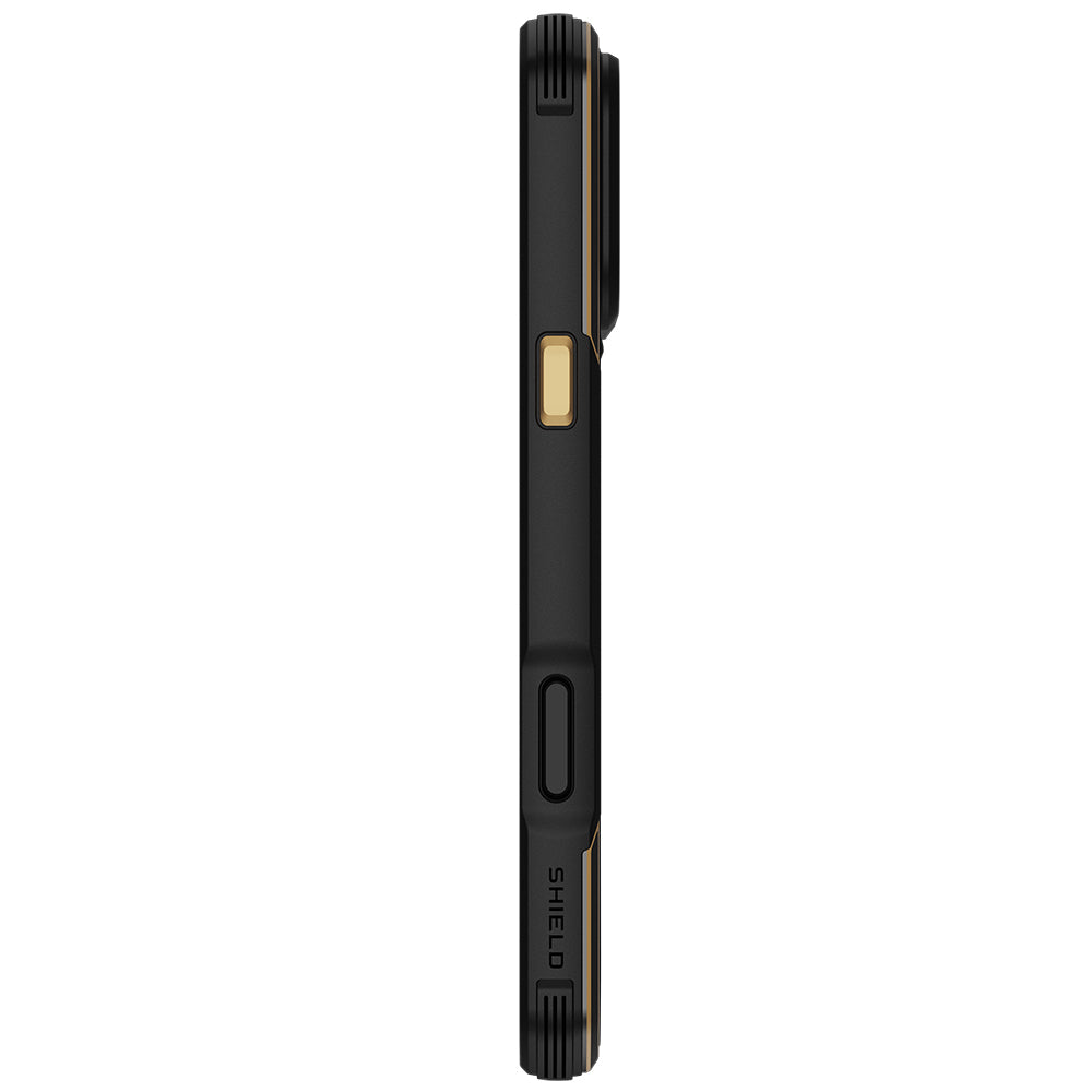 Apple iPhone 18 Pro Max Kılıf M-Safe Şarj Özellikli Raptic Shield Evo Serisi Airbagli Kapak Siyah