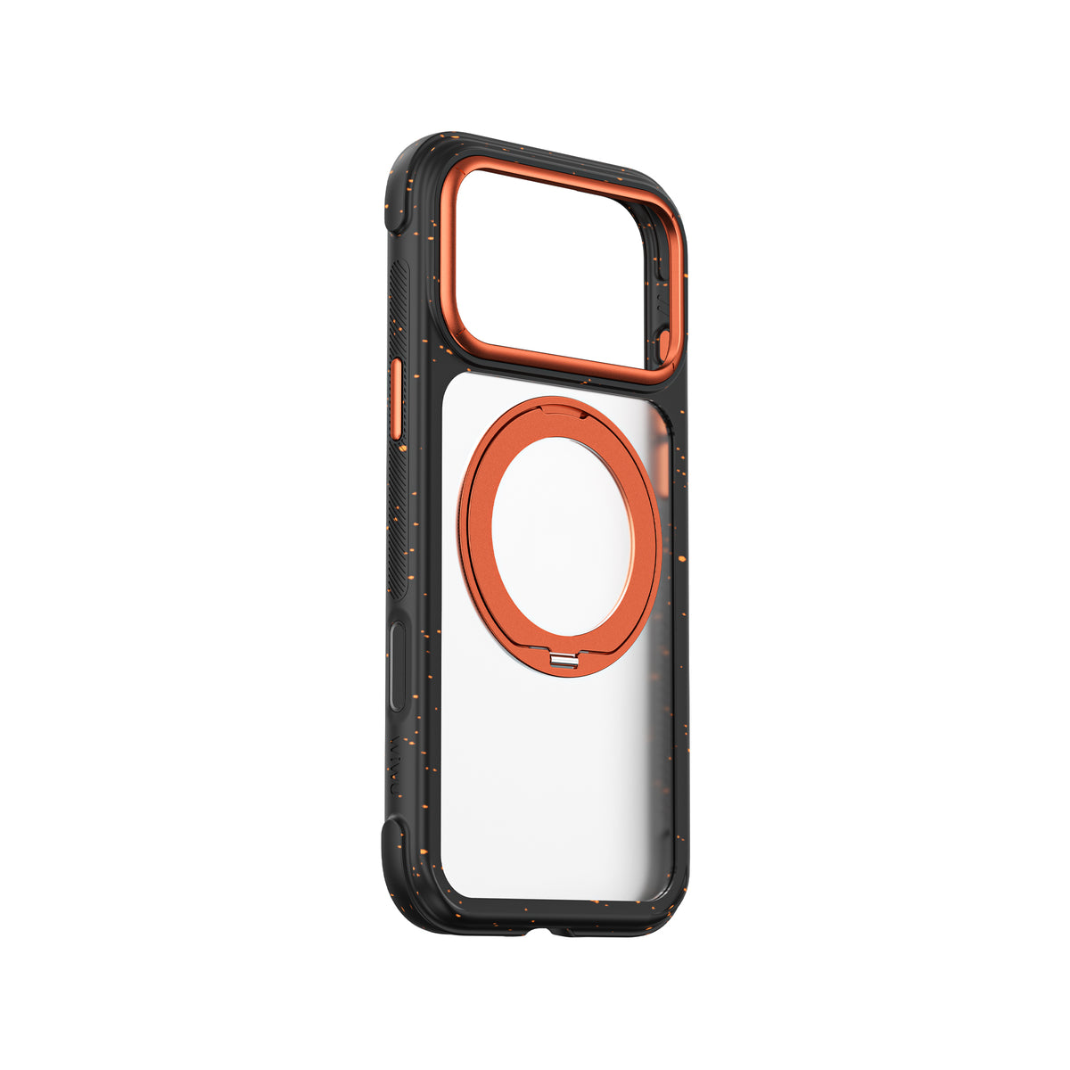 Apple iPhone 18 Pro Max Kılıf M-safe Şarj Özellikli Wiwu AA-203 AeroArmor Ultra Serisi Airbag Tasarımlı Standlı Kapak Siyah