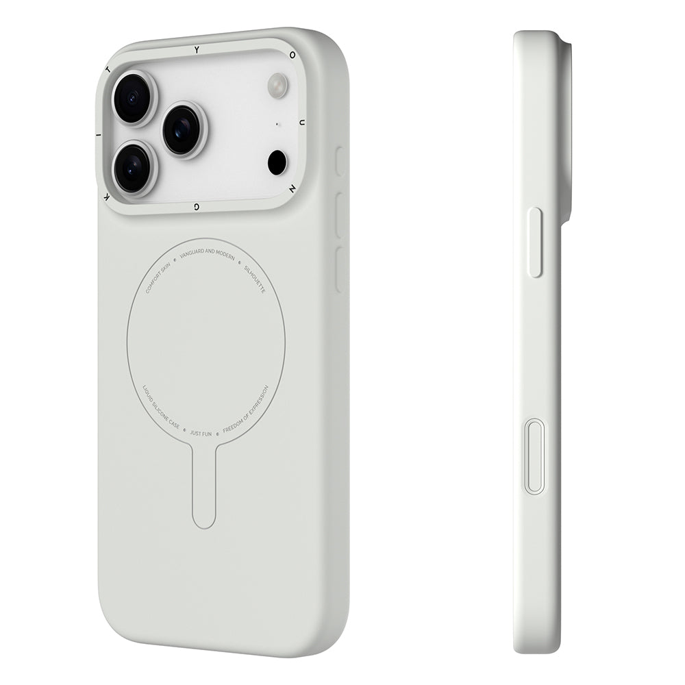Apple iPhone 18 Pro Max Kılıf M-Safe Şarj Özellikli Youngkit Morandi Serisi Kapak Pembe