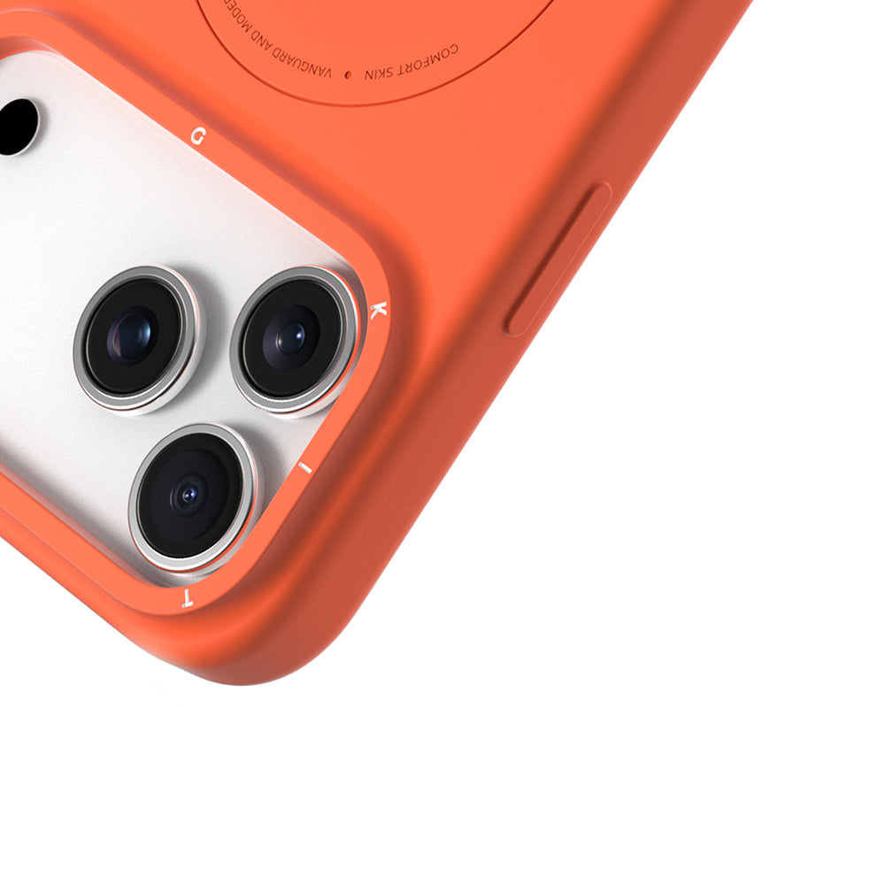 Apple iPhone 18 Pro Max Kılıf M-Safe Şarj Özellikli Youngkit Morandi Serisi Kapak Siyah