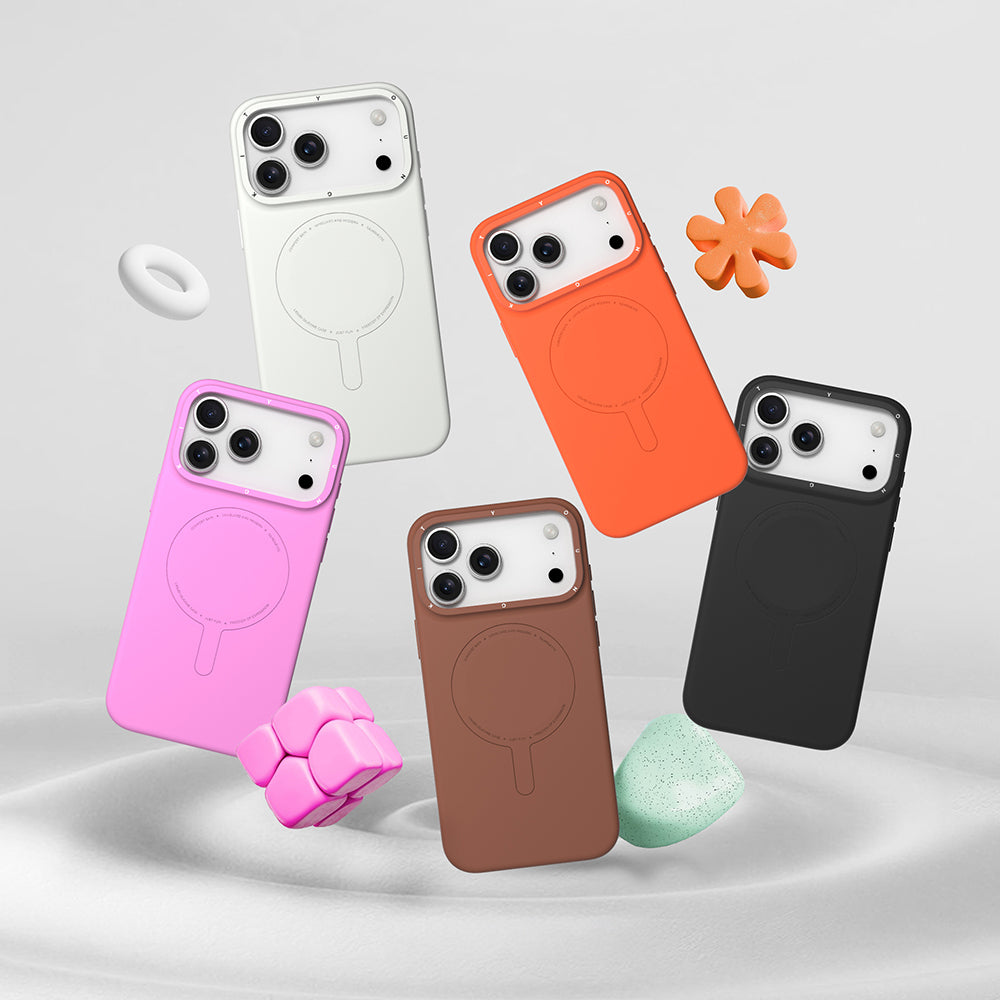Apple iPhone 18 Pro Max Kılıf M-Safe Şarj Özellikli Youngkit Morandi Serisi Kapak Pembe
