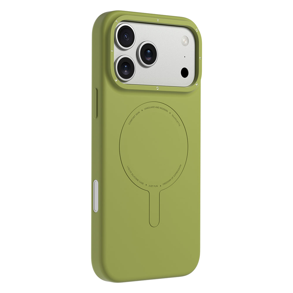 Apple iPhone 18 Pro Max Kılıf M-Safe Şarj Özellikli Youngkit Morandi Serisi Kapak Pembe