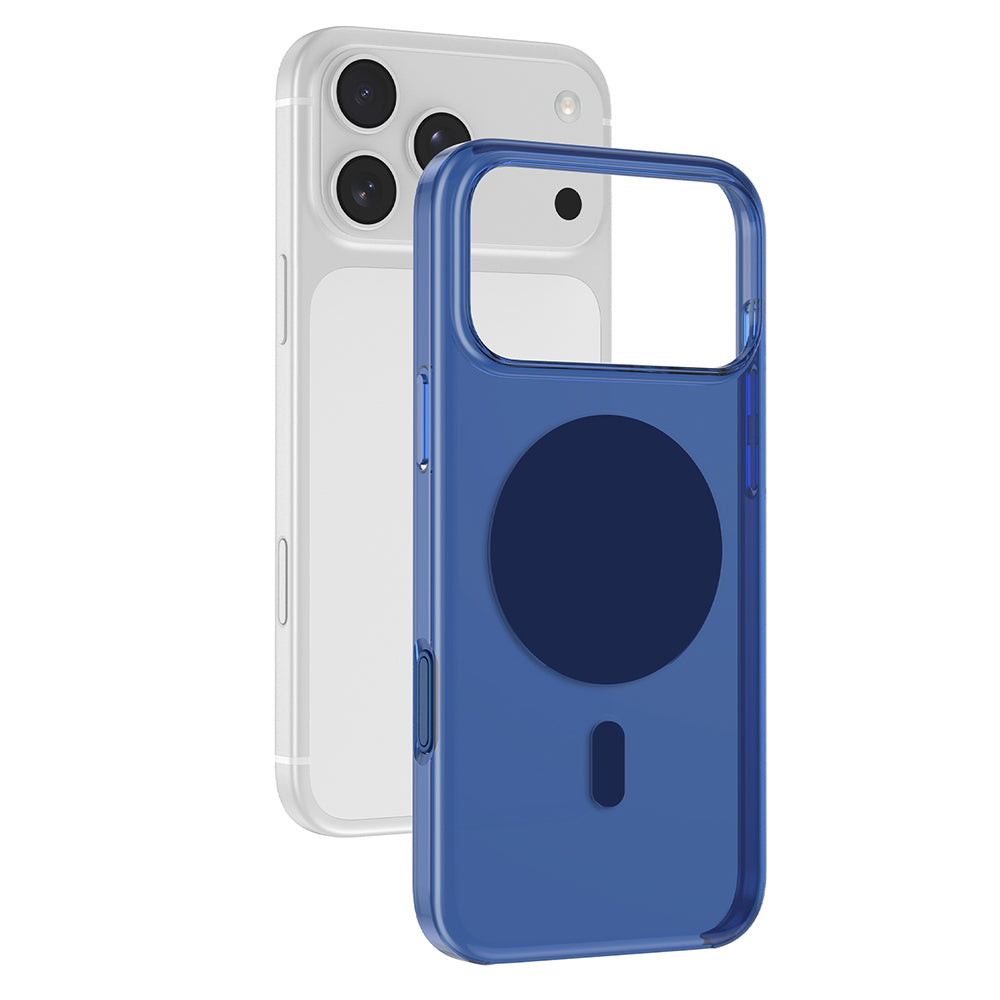 Apple iPhone 18 Pro Max Kılıf M-safe Şarj Özellikli Zore Paris Belmo Kapak Lacivert