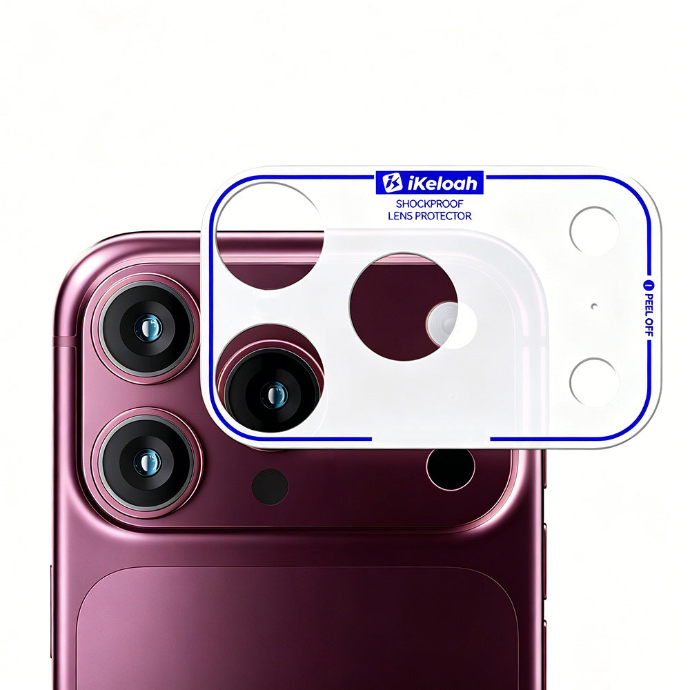 Apple iPhone 18 Pro Max Mohseven Pet Film Kamera Çerçeve Koruyucu Şeffaf