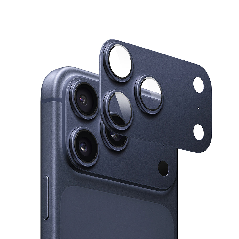 Apple iPhone 18 Pro Max Wiwu LG-012 Armor Deck Oleofobik Anti Reflective 9H Kamera Lens Koruyucu Gümüş