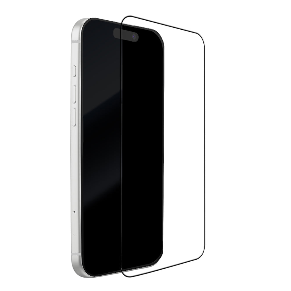 Apple iPhone 18 Pro Mohseven M7 HD Sapphire Coating Temperli Cam Ekran Koruyucu + Hizalama Aparatı Şeffaf
