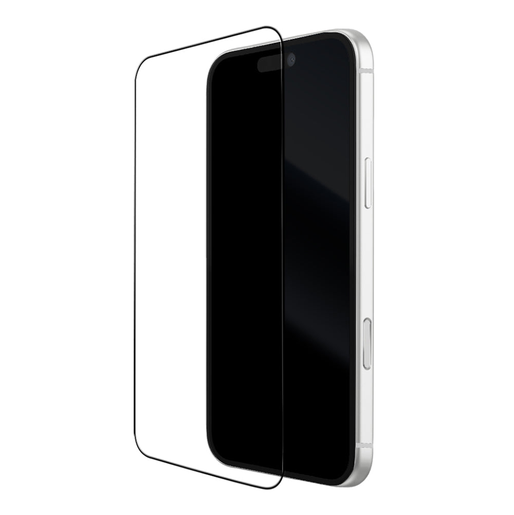 Apple iPhone 18 Pro Mohseven M7 Sapphire Coating Privacy Hayalet Temperli Cam Ekran Koruyucu + Hizalama Aparatlı Siyah