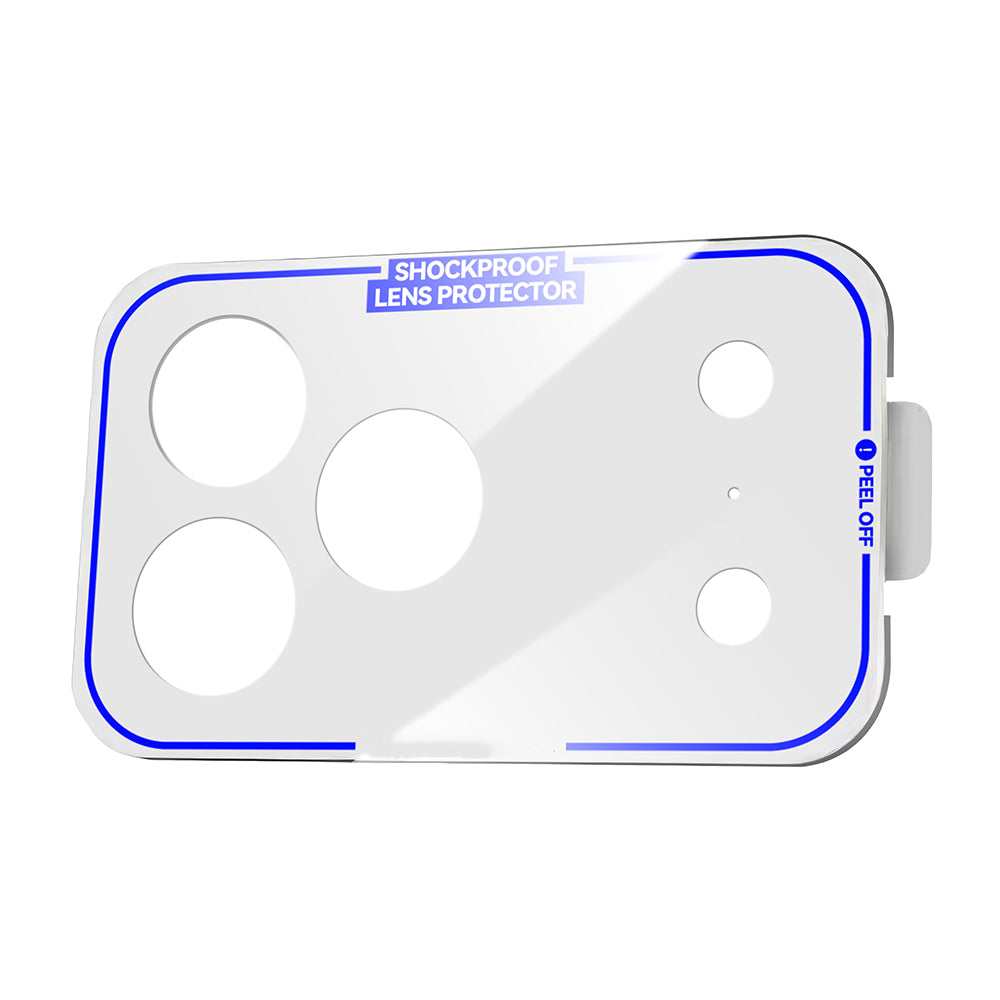 Apple iPhone 18 Pro Mohseven Pet Film Kamera Çerçeve Koruyucu Şeffaf