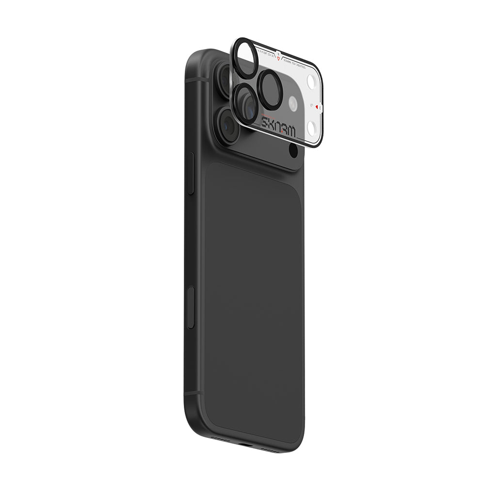 Apple iPhone 18 Pro Skinarma Atlas Serisi Ionix Kamera Lens Koruyucu Siyah