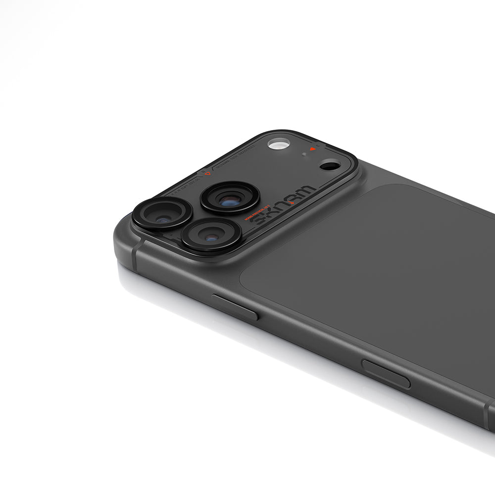 Apple iPhone 18 Pro Skinarma Atlas Serisi Ionix Kamera Lens Koruyucu Siyah