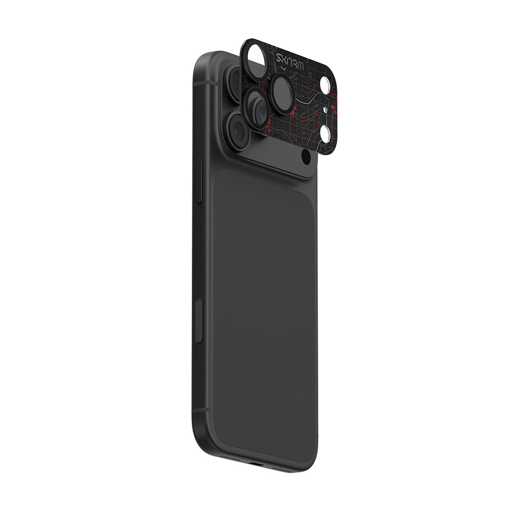 Apple iPhone 18 Pro Skinarma Sonar Serisi Ionix Kamera Lens Koruyucu Siyah