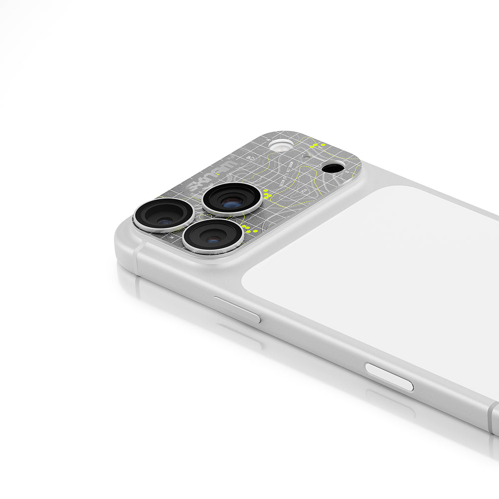 Apple iPhone 18 Pro Skinarma Sonar Serisi Ionix Kamera Lens Koruyucu Gümüş