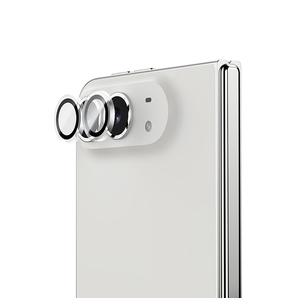 Apple iPhone Duo Benks OmniWarrior Kamera Lens Koruyucu + Kolay Uygulama Aparatlı Şeffaf