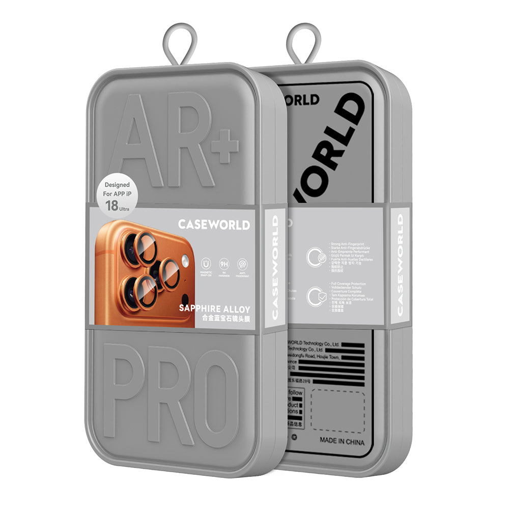 Apple iPhone Duo CaseWorld Alloy One-Piece Serisi Anti Reflective Kamera Lens Koruyucu Gümüş