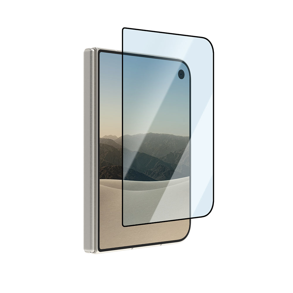 Apple iPhone Duo CaseWorld Applicator Serisi 2.5D Eyesafe Mavi Işık Teknolojili Safir 0.33mm Temperli Cam Ekran Koruyucu + Uygulama Aparatı Şeffaf