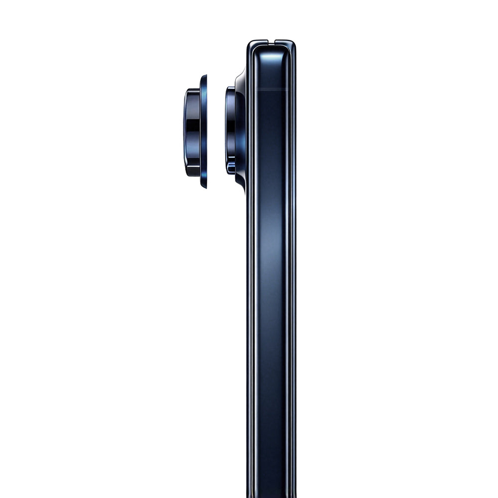 Apple iPhone Duo Mohseven Alüminyum Kaplamalı Safir Anti Reflective Kamera Lens Koruyucu Lacivert