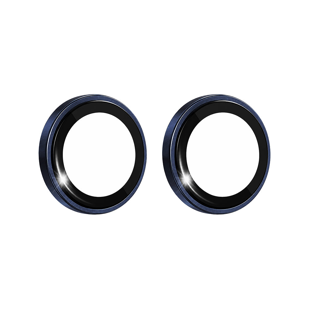 Apple iPhone Duo Wiwu LG-003 Lens Guard Çizilmeye Karşı Dayanıklı Safir Kamera Lens Koruyucu Lacivert