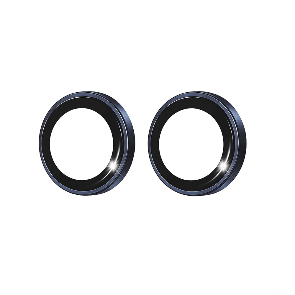Apple iPhone Duo Wiwu LG-003 Lens Guard Çizilmeye Karşı Dayanıklı Safir Kamera Lens Koruyucu Lacivert