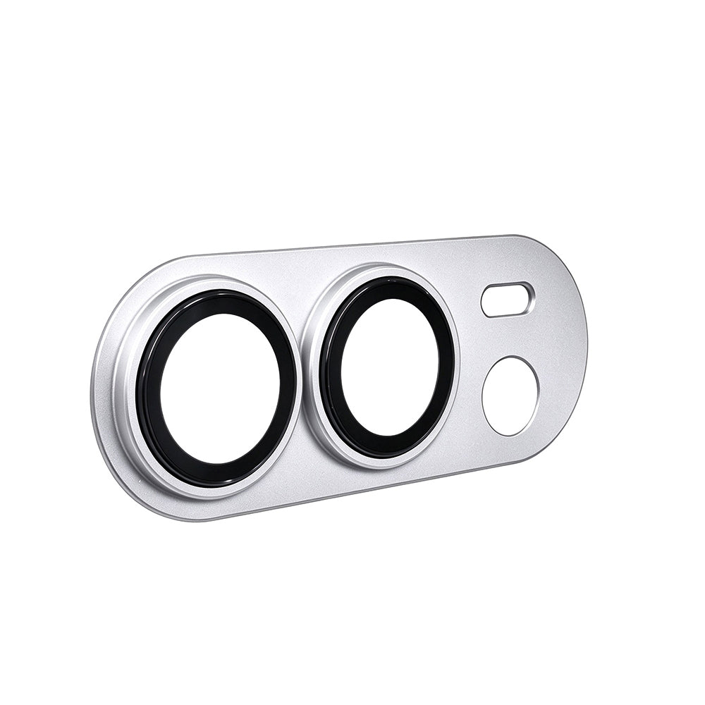 Apple iPhone Duo Wiwu LG-012 Armor Deck Oleofobik Anti Reflective 9H Kamera Lens Koruyucu Gümüş