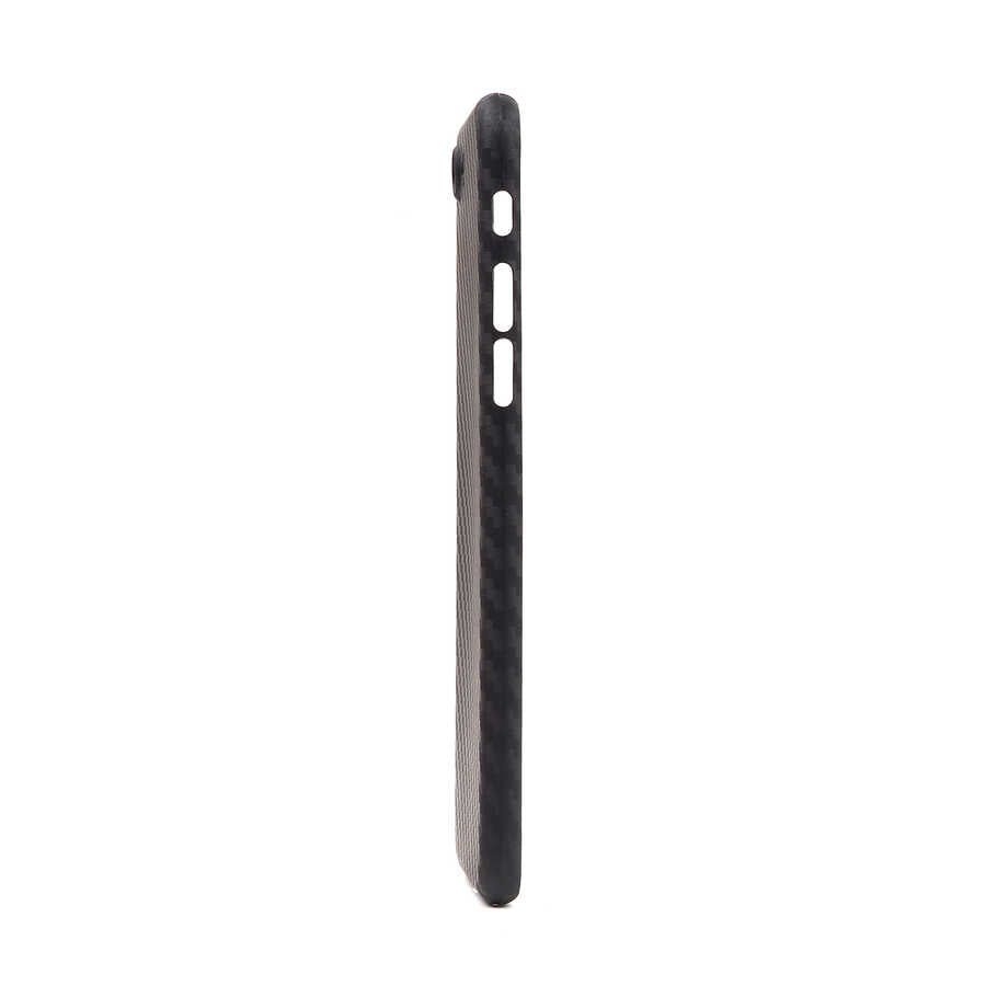 iPhone SE 2022 Kılıf Wiwu Skin Carbon PP Kılıf Siyah