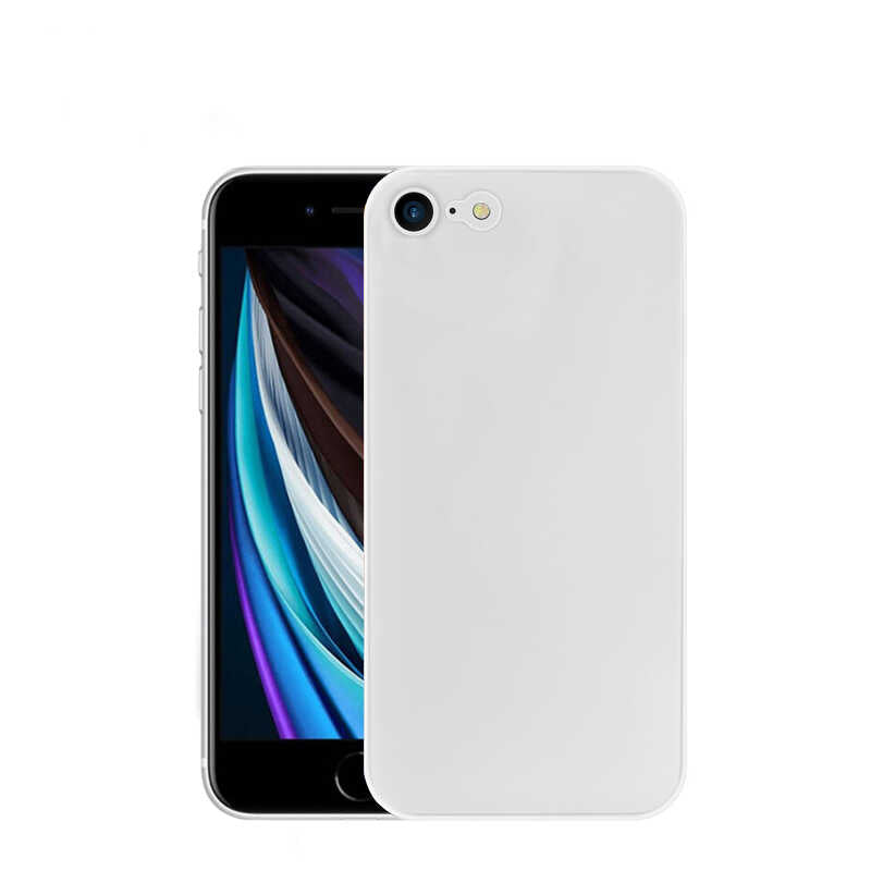 iPhone SE 2022 Kılıf Wiwu Skin Nano PP Kılıf Beyaz