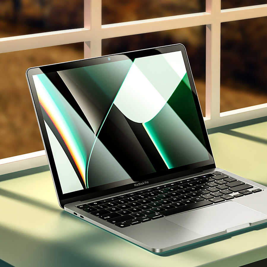Macbook 13' Pro Touch Bar A1706 Benks AR (Anti Reflective) Yansıma Önleyici Ekran Koruyucu Renksiz