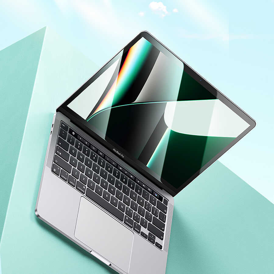 Macbook 13' Pro Touch Bar A1706 Benks AR (Anti Reflective) Yansıma Önleyici Ekran Koruyucu Renksiz