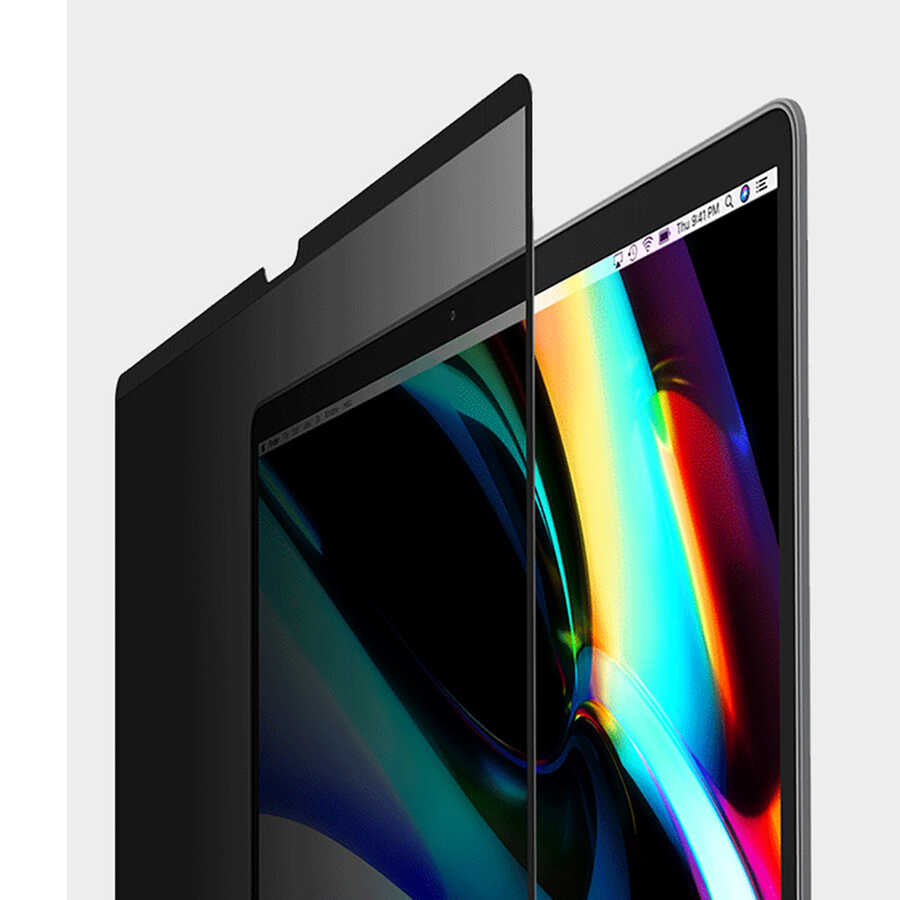 Macbook 13.3' Air 2020 A2337 Wiwu Mıknatıslı Privacy Ekran Koruyucu Siyah