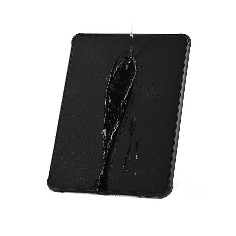 Macbook 16.2' 2021 Wiwu Defender Stand Case Taşınabilir Standlı Magnetik PU Laptop Çantası Siyah