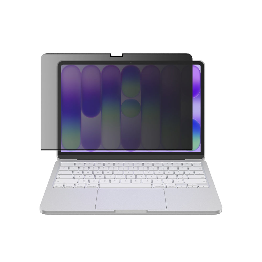Apple Macbook Neo 13' A3404 Amazingthing Radix MagPrivacy Serisi Magnetik Hayalet Ekran Koruyucu Siyah