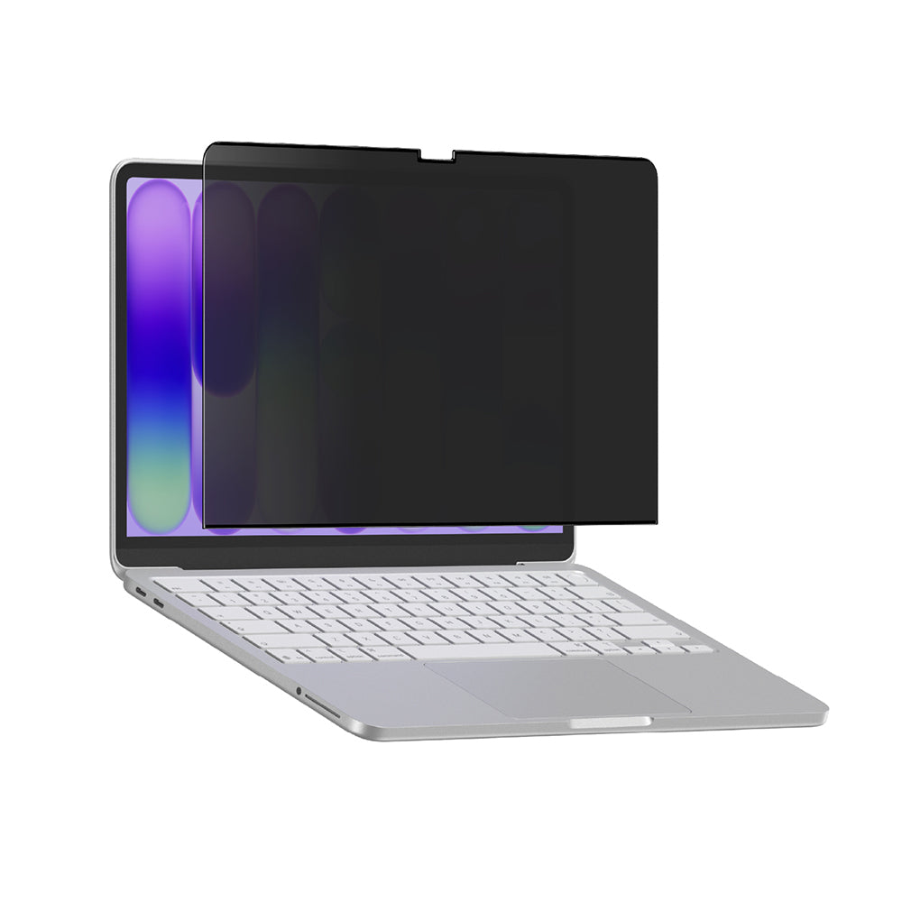Apple Macbook Neo 13' A3404 Amazingthing Radix MagPrivacy Serisi Magnetik Hayalet Ekran Koruyucu Siyah
