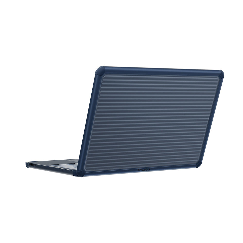 Apple Macbook Neo 13’ A3404 Skinarma Vibron Serisi Klipsli Kurulum Özellikli Kapak Lacivert