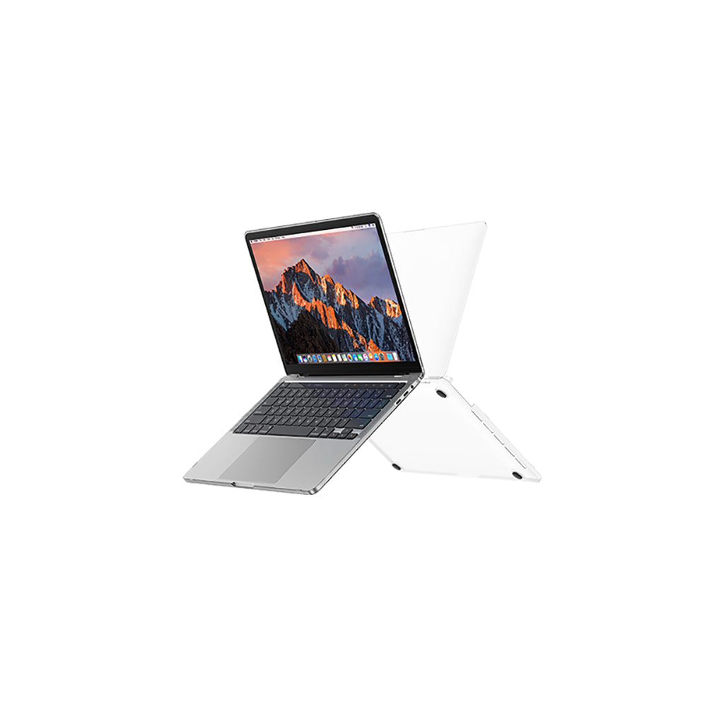 Apple Macbook Neo 13' A3404 Wiwu DNK-502 Ultra İnce Sararmayan Şeffaf MacBook Crystal Shield Kapak Şeffaf