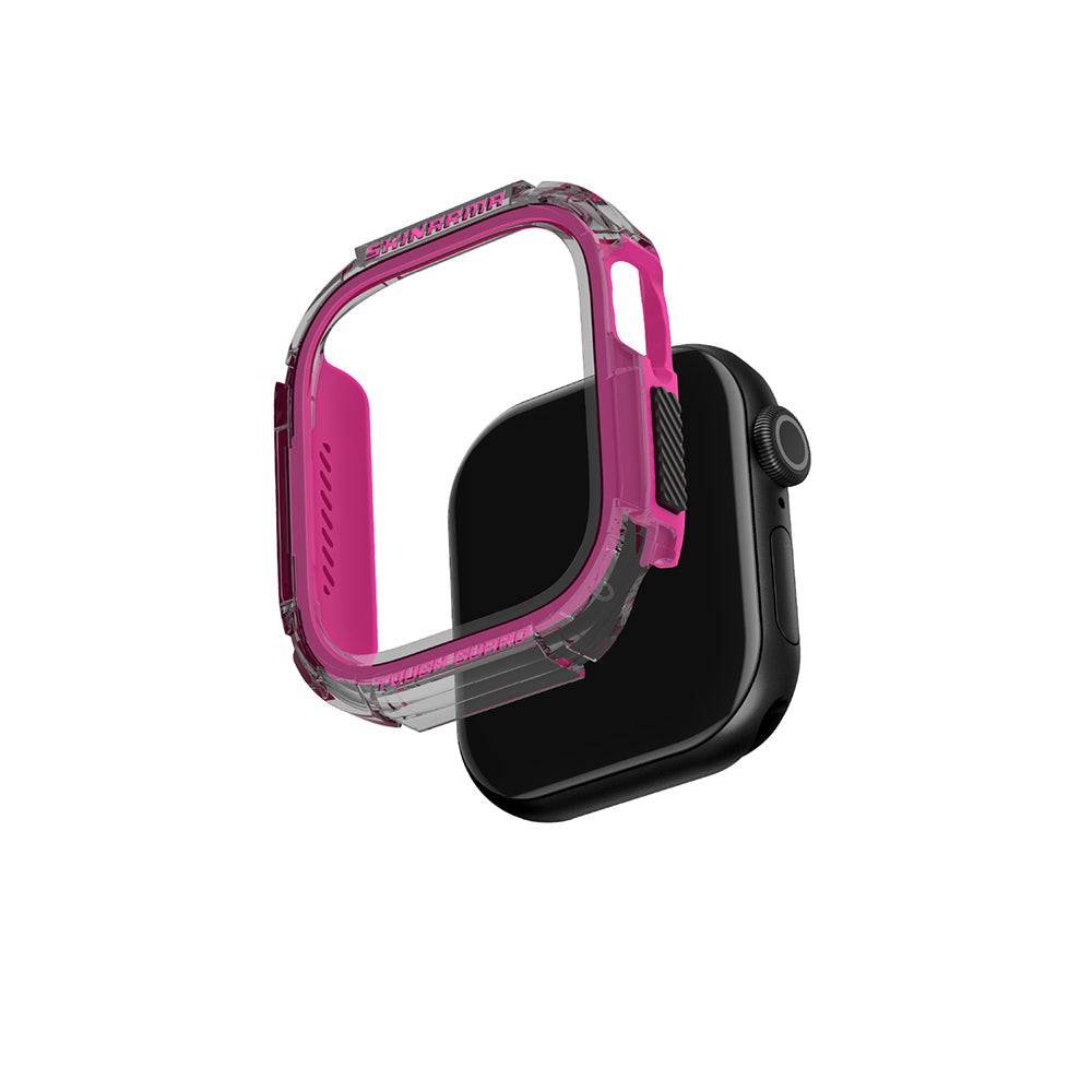 Apple Watch 10 42mm Skinarma Atom TPU Kasa Koruyucu Füme