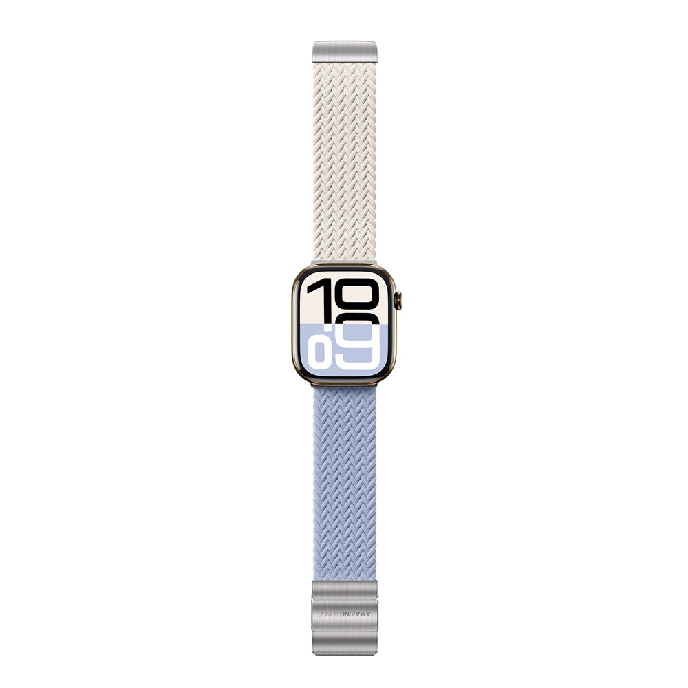 Watch 10 46mm Amazingthing Glamour Blend Hasır Kordon Pembe-Gri