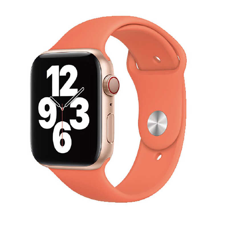 Watch 38mm Wiwu Sport Band Silikon Kordon Turuncu