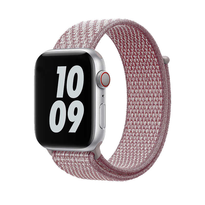 Watch 38mm Wiwu Sport Loop Hasır Kordon Pembe
