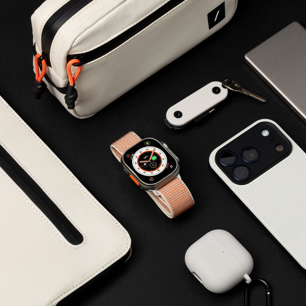 Apple Watch 40mm Native Union Active Watch Loop Serisi Hasır Kordon Turuncu