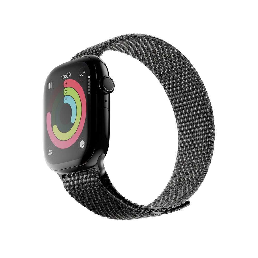 Apple Watch 42mm Native Union Active Watch Loop Serisi Hasır Kordon Siyah