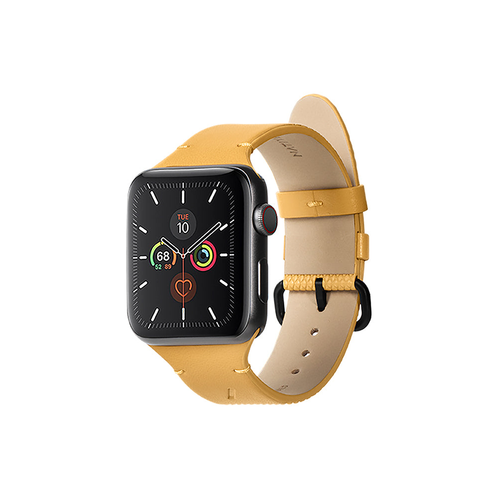 Apple Watch 42mm Native Union Classic Serisi Silikon Kordon Turuncu