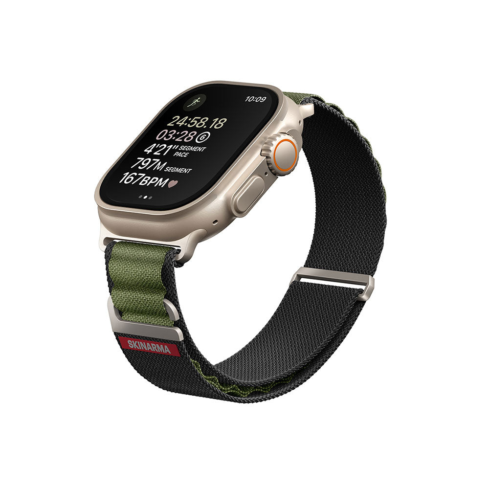 Watch 44mm SkinArma Kobu Hasır Kordon Olive