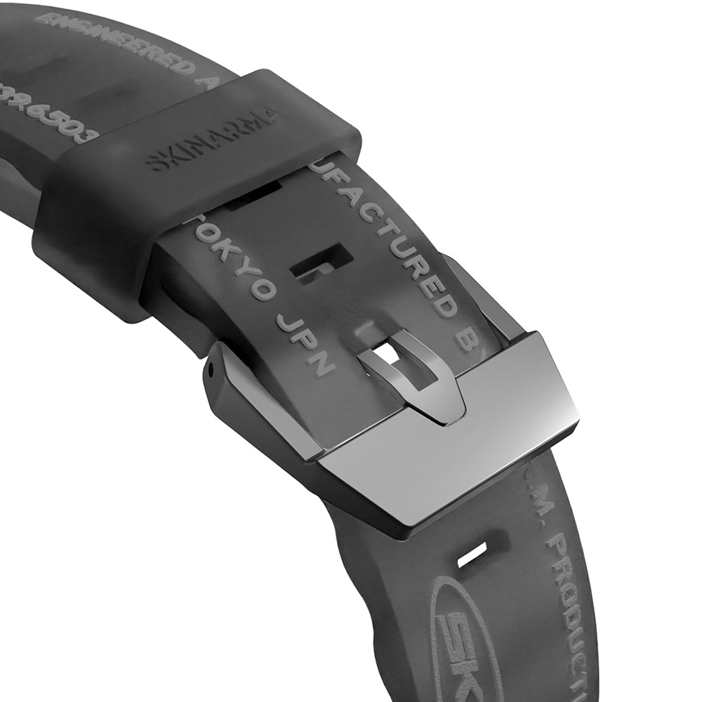 Watch 44mm SkinArma Kurono Sert PC Kasa Koruyucu + Shokku Silikon Kordon Füme