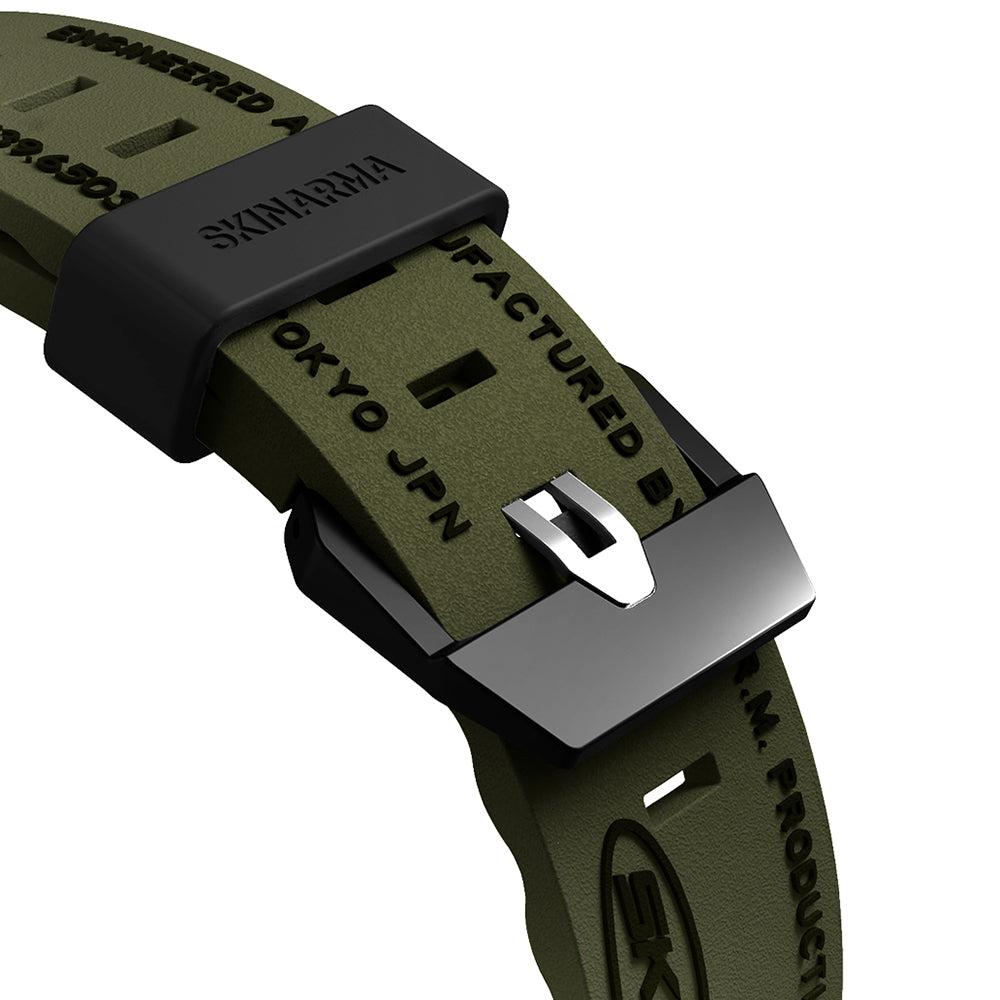 Watch 7 45mm SkinArma Shokku Silikon Kordon Dark Olive