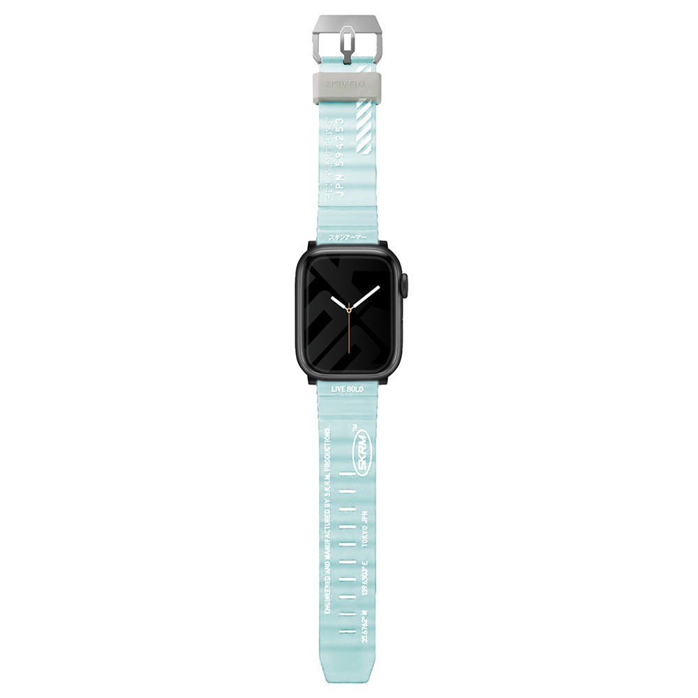 Watch 7 45mm SkinArma Shokku Silikon Kordon Mavi Açık