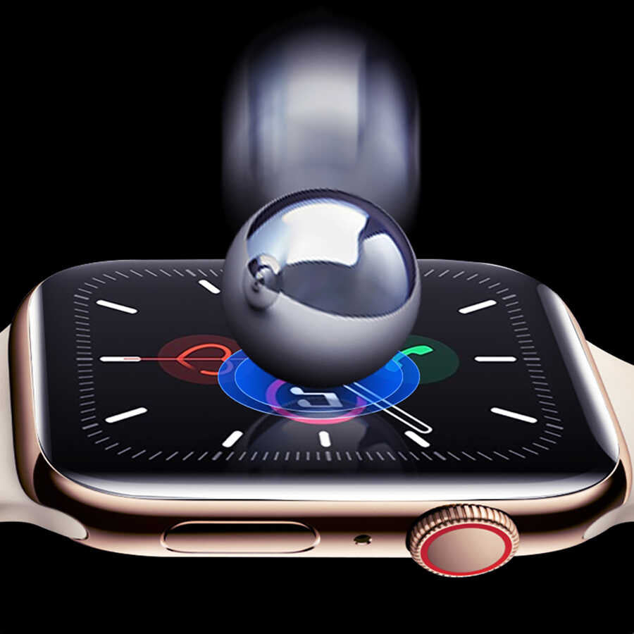 Watch 7 45mm Wiwu iVista Watch Ekran Koruyucu Siyah