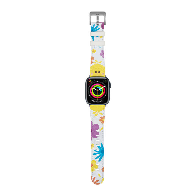 Watch Ultra 49mm Casebang Sesame Street Serisi Deri Saat Kordon Sarı