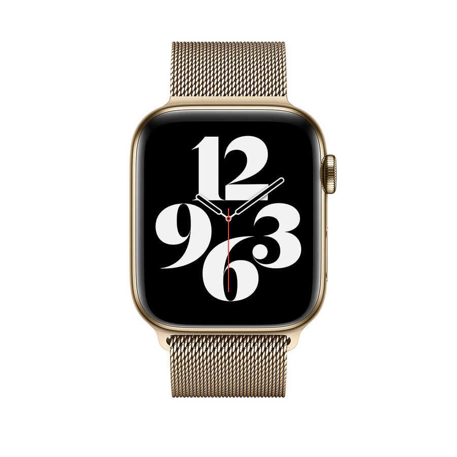 Watch Ultra 49mm Kordon Wiwu Minalo Metal Strap Kayış Gold